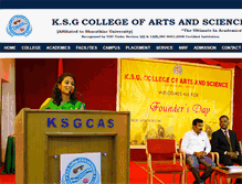 Tablet Screenshot of ksgcollege.com